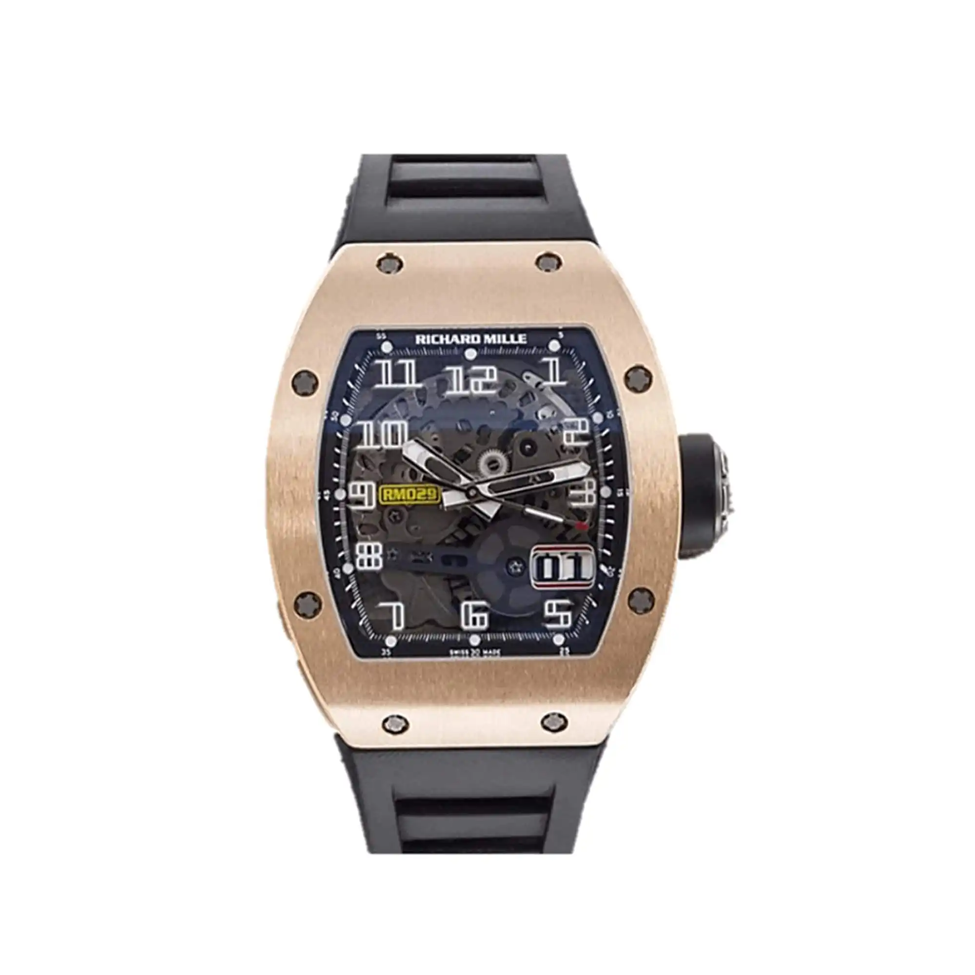 x3dv3ybj54w.webp Richard Mille Replica RM 029 Oversized Date Rose Gold - Image 1