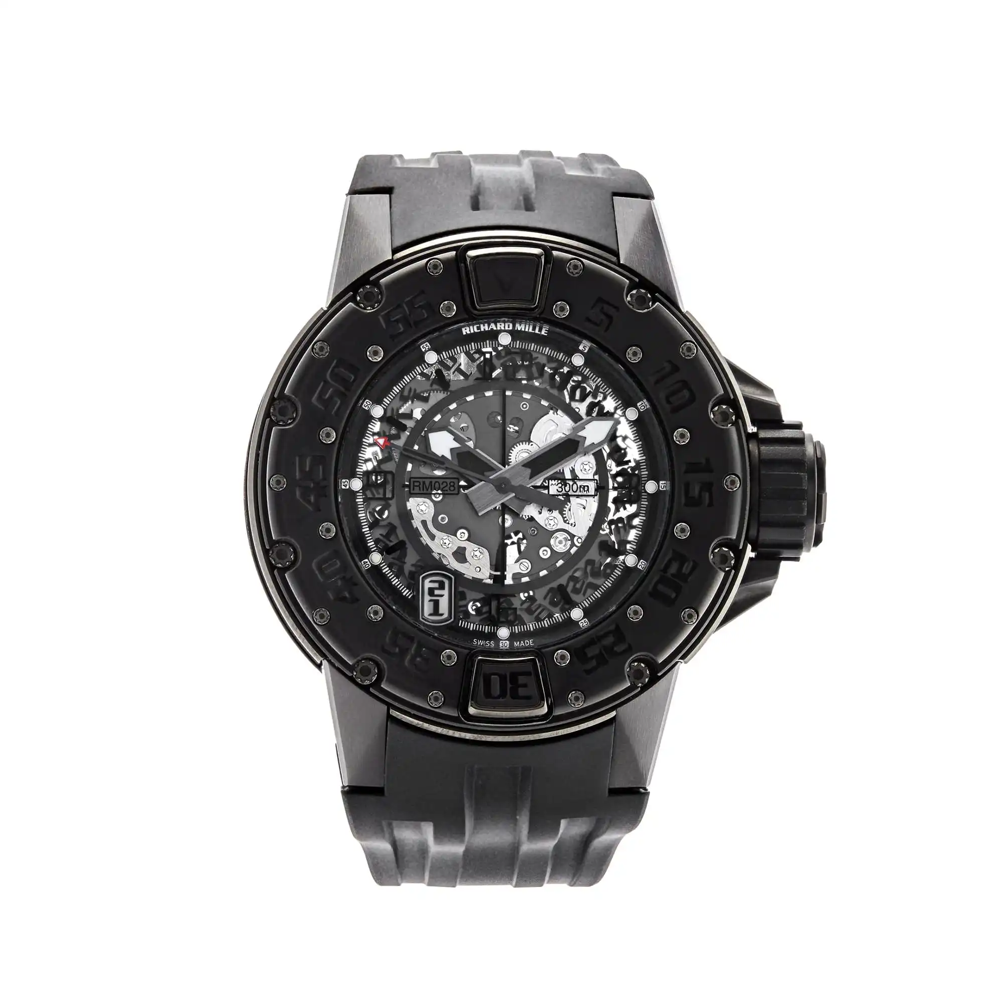 otxqtaiimie.webp Richard Mille Replica RM 028 'Boutique Special' Black DLC-Titanium Limited Edition - Image 1
