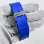 Richard Mille Replica RM 055 Bubba Watson Japan Edition White Ceramic Titanium Blue Rubber - Image 11