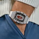 Richard Mille Replica RM 037 White Gold Snow Diamond Set - Image 2