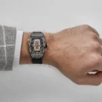 Richard Mille Replica RM 037 Rose Gold Carbon TPT Diamond Set Skeleton Dial - Image 3