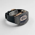 Richard Mille Replica RM 037 Rose Gold Carbon TPT Diamond Set Skeleton Dial - Image 6