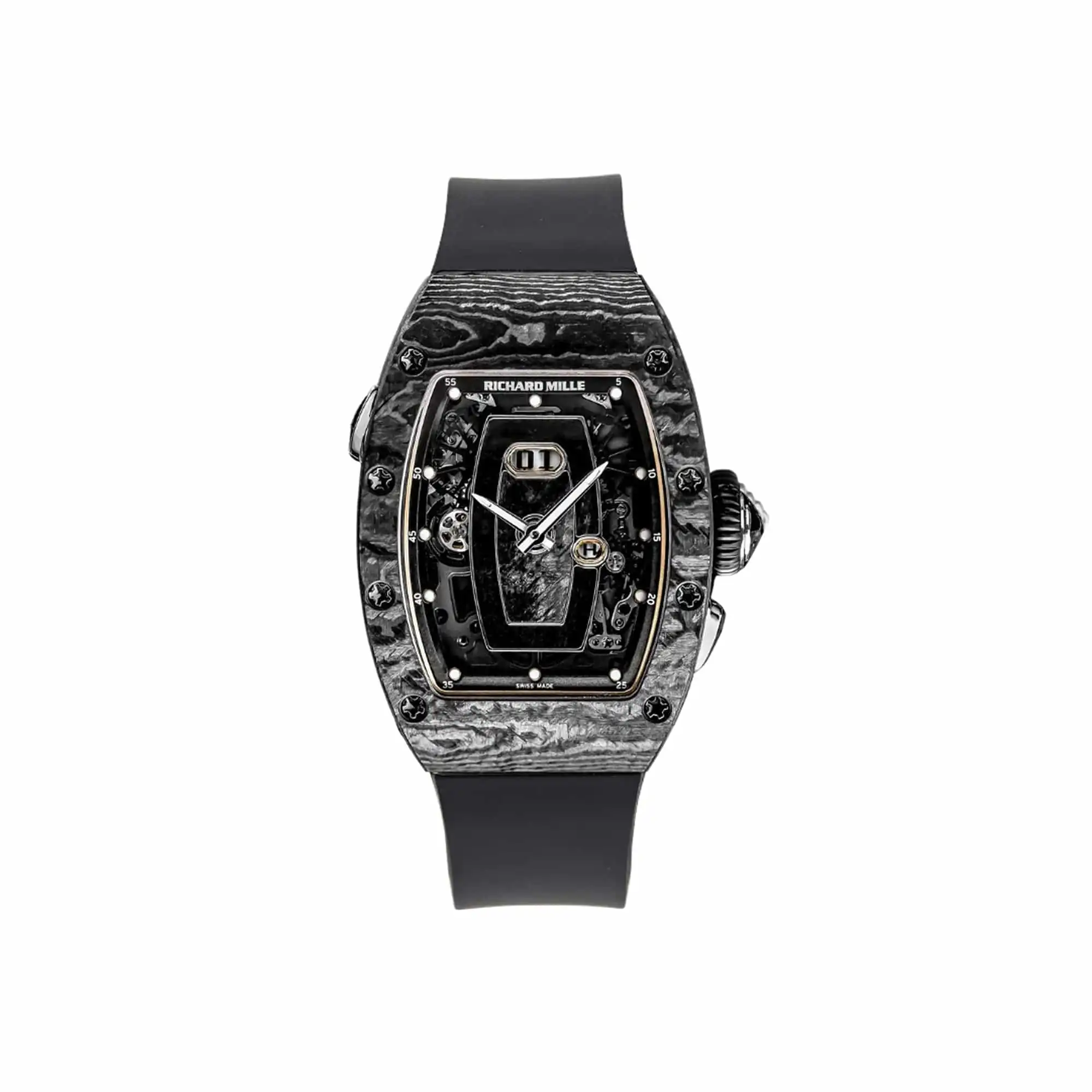 vjxqqbycnoh.webp Richard Mille Replica RM 037 Ladies Carbon TPT - Image 1