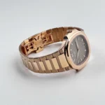 Replica Patek Philippe Nautilus 7118/1R-010 'Ladies' Rose Gold Champagne Golden Dial - Image 9