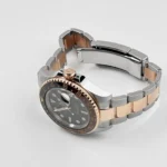 Rolex GMT-Master II Replica 126711CHNR 'Root Beer' Rose Gold Stainless Black Dial - Image 4