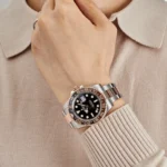 Rolex GMT-Master II Replica 126711CHNR 'Root Beer' Rose Gold Stainless Black Dial - Image 2