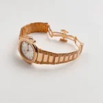 Replica Patek Philippe Nautilus 7011/1R-001 'Ladies' Rose Gold Silver Dial - Image 5
