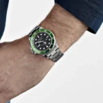 Rolex Submariner Date Replica 16610LV 'Kermit' Bezel Stainless Steel Black Dial Oyster - Image 2