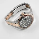 Rolex GMT-Master II Replica 126711CHNR 'Root Beer' Rose Gold Stainless Black Dial - Image 5