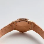 Replica Patek Philippe Nautilus 7011/1R-001 'Ladies' Rose Gold Silver Dial - Image 7