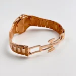 Replica Patek Philippe Nautilus 7011/1R-001 'Ladies' Rose Gold Silver Dial - Image 9