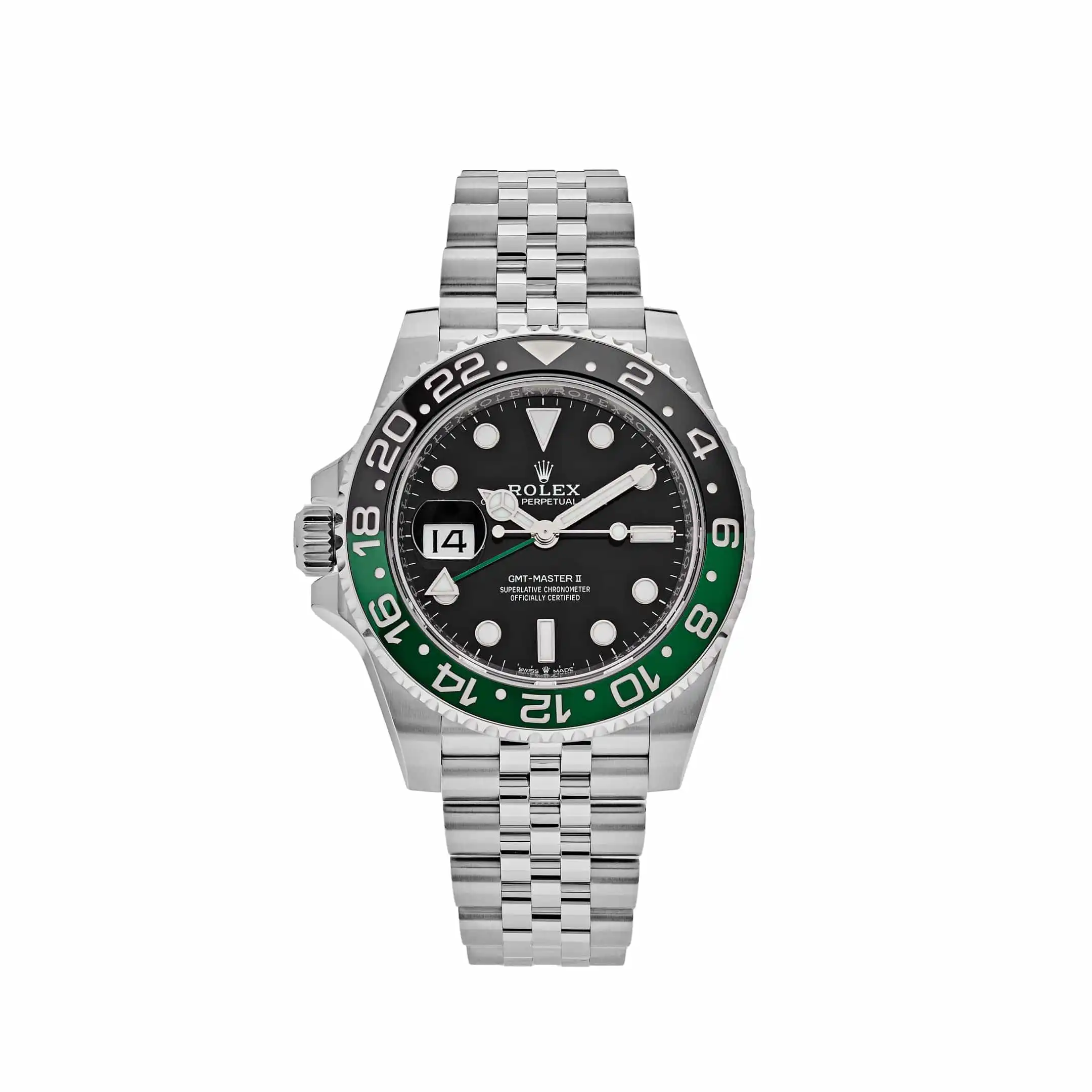 ulmf2tfrixr.webp Rolex GMT-Master II Replica 126720VTNR 'Sprite' Lefty Stainless Steel Jubilee - Image 1