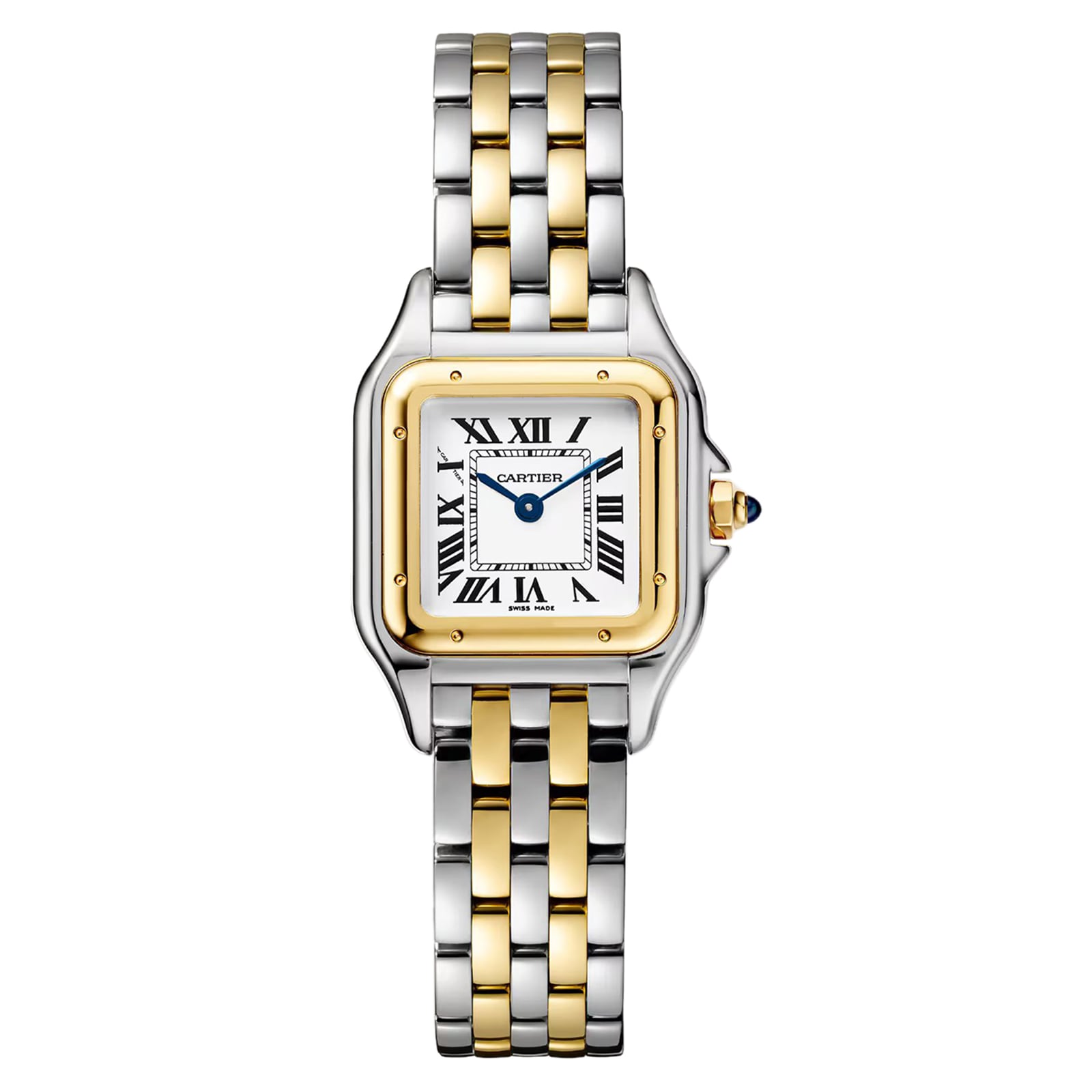 3bqcabed4c3.jpg Cartier Panthere De Cartier Watch, Small Model, Quartz Movement, Yellow Gold, Steel MPN: W2PN0018 - Image 1
