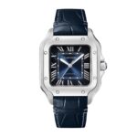 Cartier Santos de Cartier Watch, Medium Model, Steel, Automatic, Interchangeable Leather Strap  MPN: WSSA0063 - Image 5