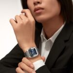 Cartier Santos de Cartier Watch, Medium Model, Steel, Automatic, Interchangeable Leather Strap  MPN: WSSA0063 - Image 9