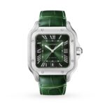 Cartier Santos de Cartier Watch, Large Model, Steel, Automatic, Interchangeable Leather Strap  MPN: WSSA0062 - Image 3