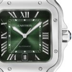 Cartier Santos de Cartier Watch, Large Model, Steel, Automatic, Interchangeable Leather Strap  MPN: WSSA0062 - Image 4