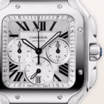 Cartier Santos watch, large model, Manufacture chronograph mechanical movement with automatic winding  MPN: WSSA0083 - Image 2