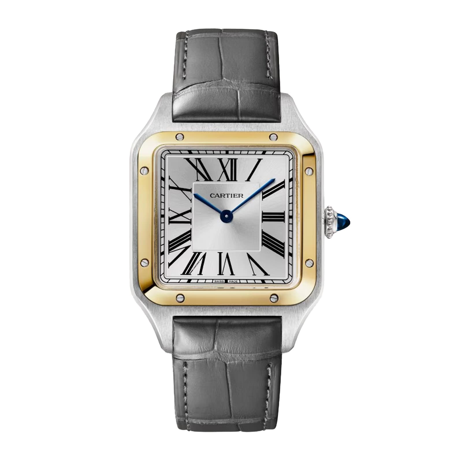 nvvyktgyqtl.jpg Cartier Santos-Dumont watch, large model, high-autonomy quartz movement MPN: W2SA0046 - Image 1