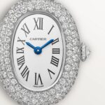 Cartier Baignoire watch, mini model, quartz movement. Rhodium-finish white gold  MPN: HPI01854 - Image 2