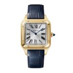 Cartier Santos-Dumont watch, large model, Manufacture mechanical movement with manual winding, calibre 430  MPN: WGSA0139