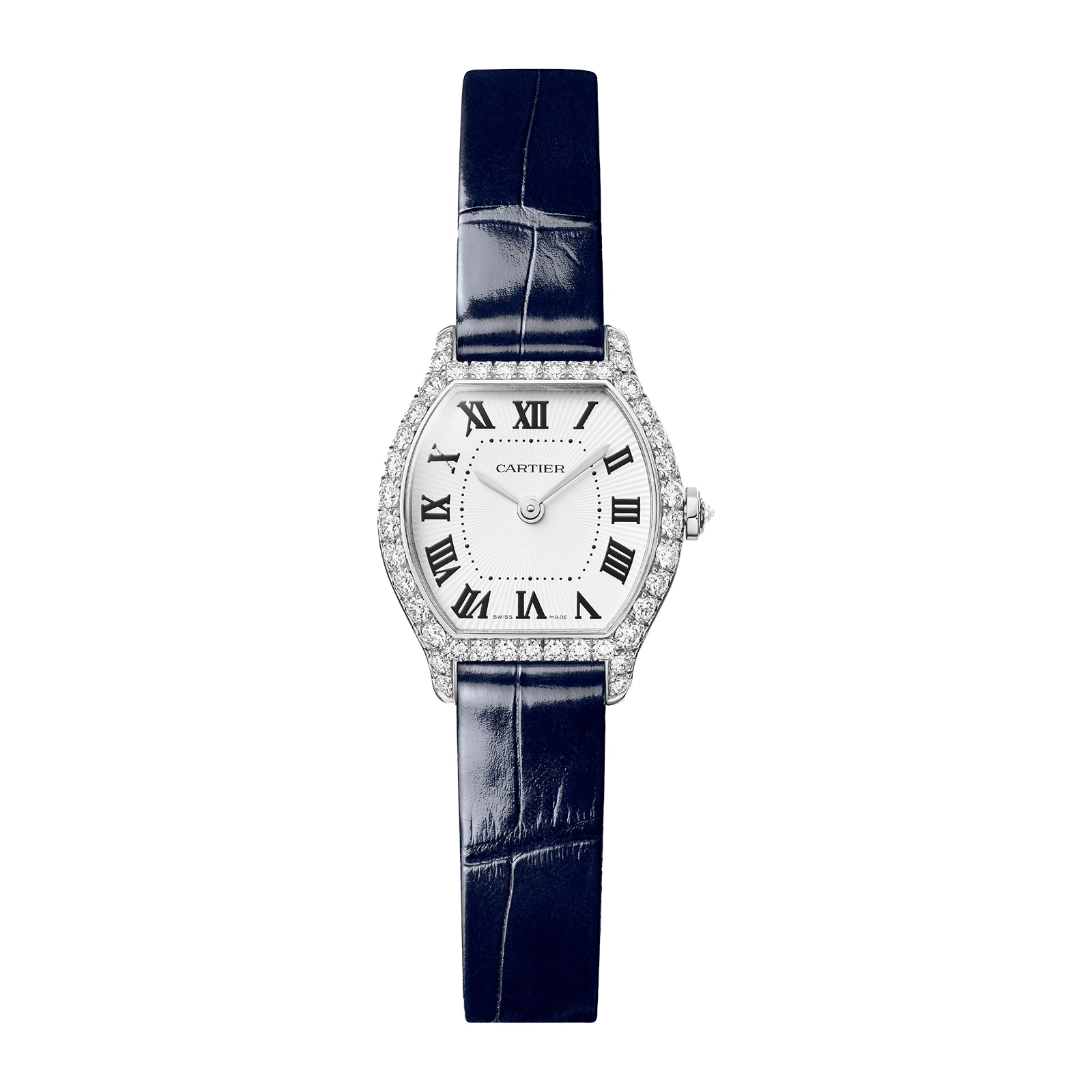 4b3425mj4ej.jpg Cartier Tortue Watch, Mini Model, High-Autonomy Quartz Movement, 18K White Gold Case MPN: WJTO0013 - Image 1