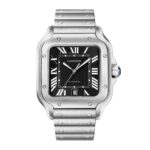 Cartier Santos De Cartier Watch, Large Model, Mechanical Movement With Automatic Winding, Caliber 1847 MC. Steel Case  MPN: WSSA0096
