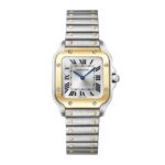 Cartier Santos De Cartier, Small Model, Quartz, Yellow Gold, Steel  MPN: W2SA0033