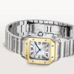 Cartier Santos De Cartier, Small Model, Quartz, Yellow Gold, Steel  MPN: W2SA0033 - Image 5