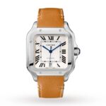 Cartier Santos De Cartier Watch Large Model, Automatic Movement, Steel, Interchangeable Metal And Leather Bracelets  MPN: WSSA0018 - Image 2