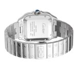Cartier Santos De Cartier Watch Large Model, Automatic Movement, Steel, Interchangeable Metal And Leather Bracelets  MPN: WSSA0018 - Image 8