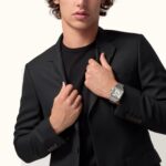 Cartier Santos Watch, Large Model, Mechanical Movement With Automatic Winding, Titanium Case  MPN: WSSA0089 - Image 2