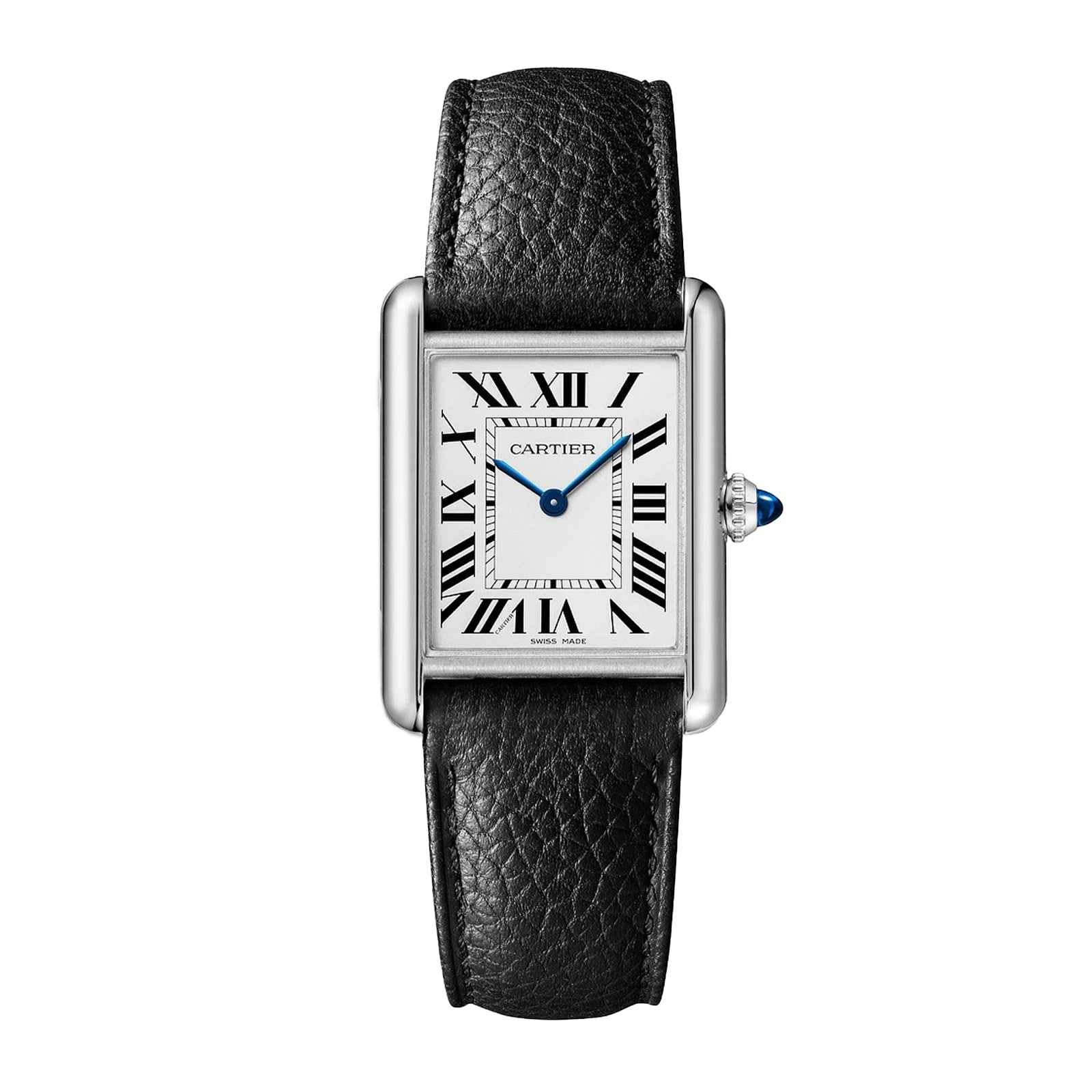 thxg304qs3u.jpg Cartier Tank Must watch, large model, SolarBeat photovoltaic movement. Steel case MPN: WSTA0138 - Image 1