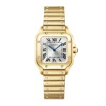 Cartier Santos De Cartier, Small Model, Quartz, Yellow Gold  MPN: WGSA0107