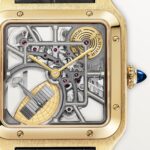 Cartier Santos-Dumont Micro-Rotor Skeleton Watch, Large Model, Automatic Mechanical Movement, 18K Yellow Gold Case  MPN: WHSA0043 - Image 2