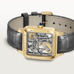 Cartier Santos-Dumont Micro-Rotor Skeleton Watch, Large Model, Automatic Mechanical Movement, 18K Yellow Gold Case  MPN: WHSA0043 - Image 3