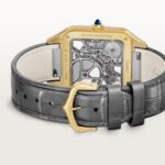 Cartier Santos-Dumont Micro-Rotor Skeleton Watch, Large Model, Automatic Mechanical Movement, 18K Yellow Gold Case  MPN: WHSA0043 - Image 4