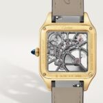 Cartier Santos-Dumont Micro-Rotor Skeleton Watch, Large Model, Automatic Mechanical Movement, 18K Yellow Gold Case  MPN: WHSA0043 - Image 5