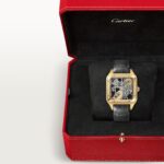 Cartier Santos-Dumont Micro-Rotor Skeleton Watch, Large Model, Automatic Mechanical Movement, 18K Yellow Gold Case  MPN: WHSA0043 - Image 7