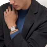 Cartier Santos Dumont Watch, Extra-Large Model, Manual Winding, Yellow Gold, Steel  MPN: W2SA0034 - Image 2