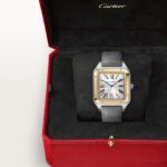 Cartier Santos Dumont Watch, Extra-Large Model, Manual Winding, Yellow Gold, Steel  MPN: W2SA0034 - Image 7