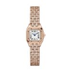Cartier Panthere de Cartier watch, mini model, quartz movement. Rose gold 750/1000 case set with 32 brilliant-cut diamonds totalling 0.15 carats. Dimensions: 25 mm x 20 mm  MPN: WJPN0063