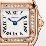 Cartier Panthere de Cartier watch, mini model, quartz movement. Rose gold 750/1000 case set with 32 brilliant-cut diamonds totalling 0.15 carats. Dimensions: 25 mm x 20 mm  MPN: WJPN0063 - Image 6