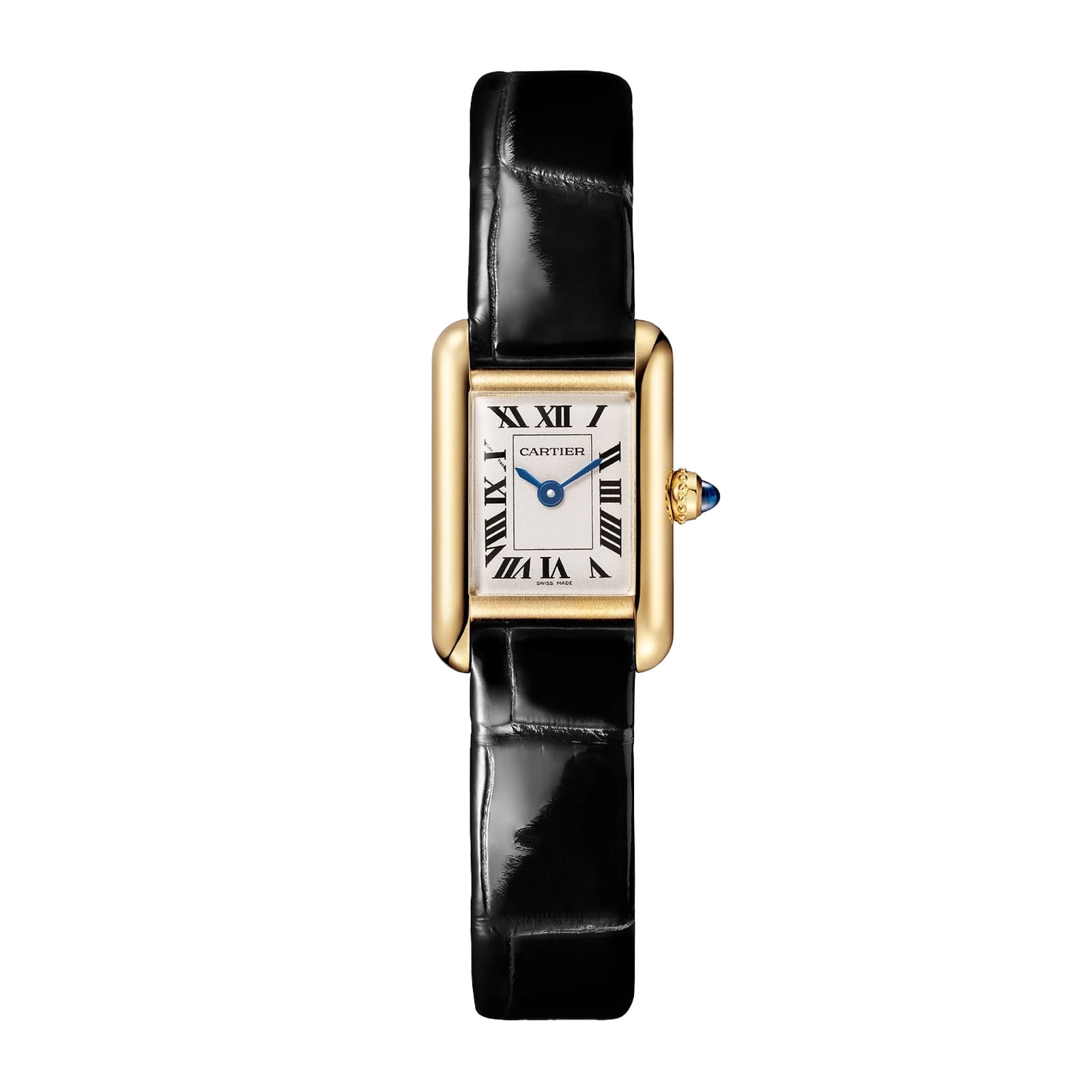 kjvfrnirbsm.jpg Cartier Tank Louis Cartier Watch, Mini Model, Quartz Movement, Yellow Gold Case MPN: WGTA0352 - Image 1