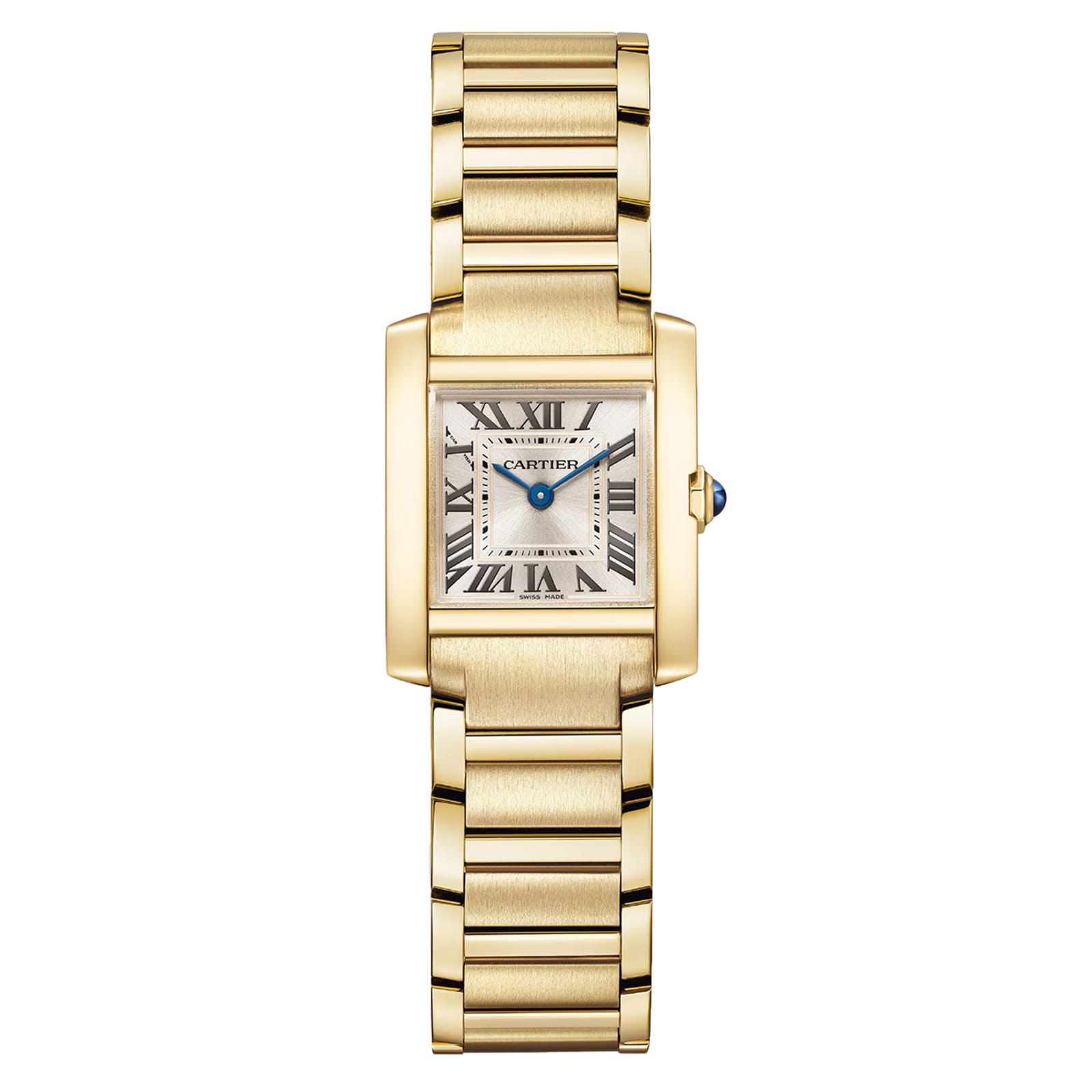 kwkdvzggxhp.jpg Cartier Tank Francaise Watch, Small Model, Quartz Movement, 18K Yellow GoldCase MPN: WGTA0344 - Image 1