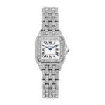 Cartier  Panthère De Cartier Watch, Small Model, Quartz Movement, Rhodiumized White Gold Case  MPN: HPI01129