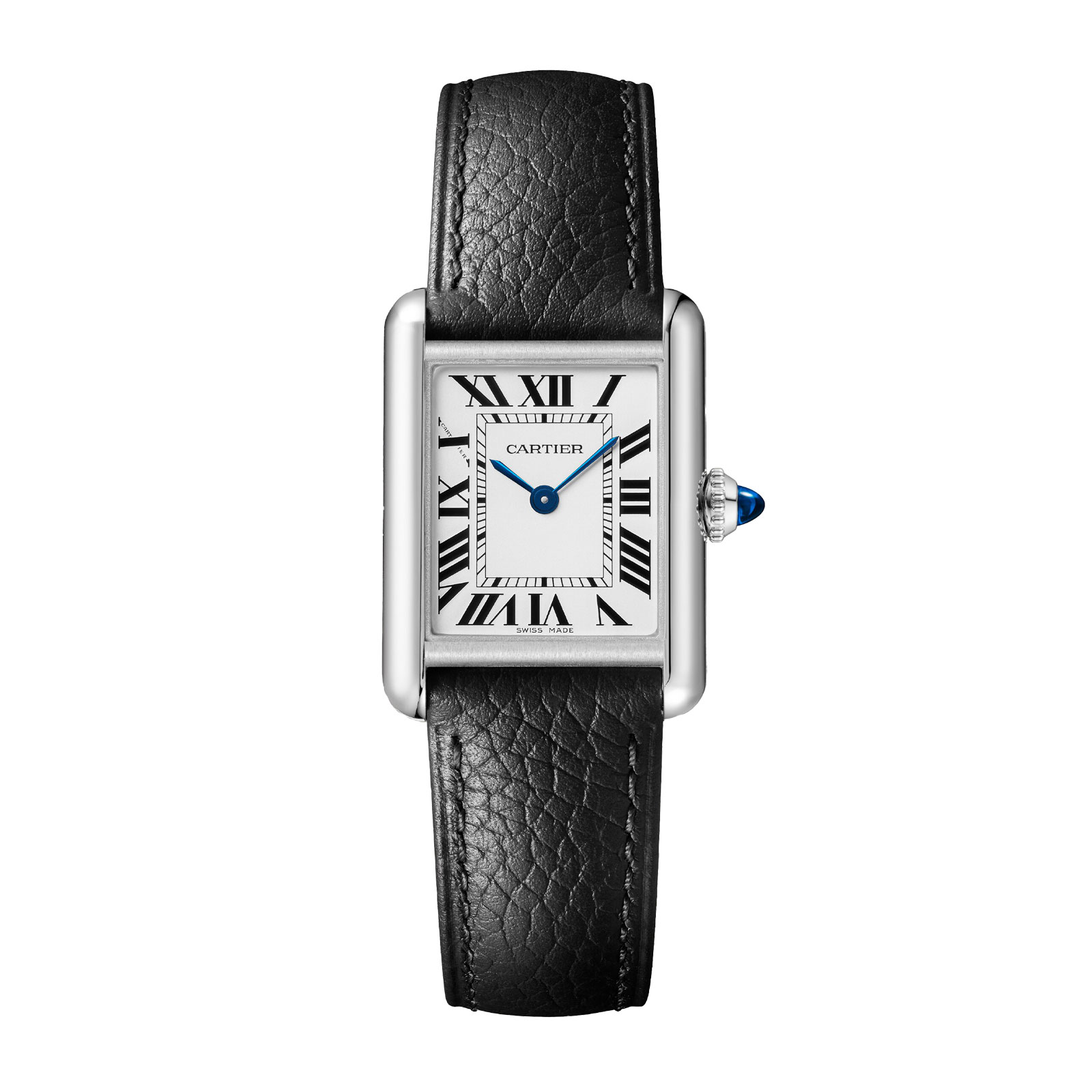 hcqbndv1knm.jpg Cartier Tank Must Watch, Small Model, Photovoltaic SolarBeat™ Movement, Steel Case MPN: WSTA0089 - Image 1