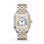 Cartier Panthère De Cartier Watch, Large Model, Quartz Movement, Yellow Gold, Steel  MPN: W2PN0016