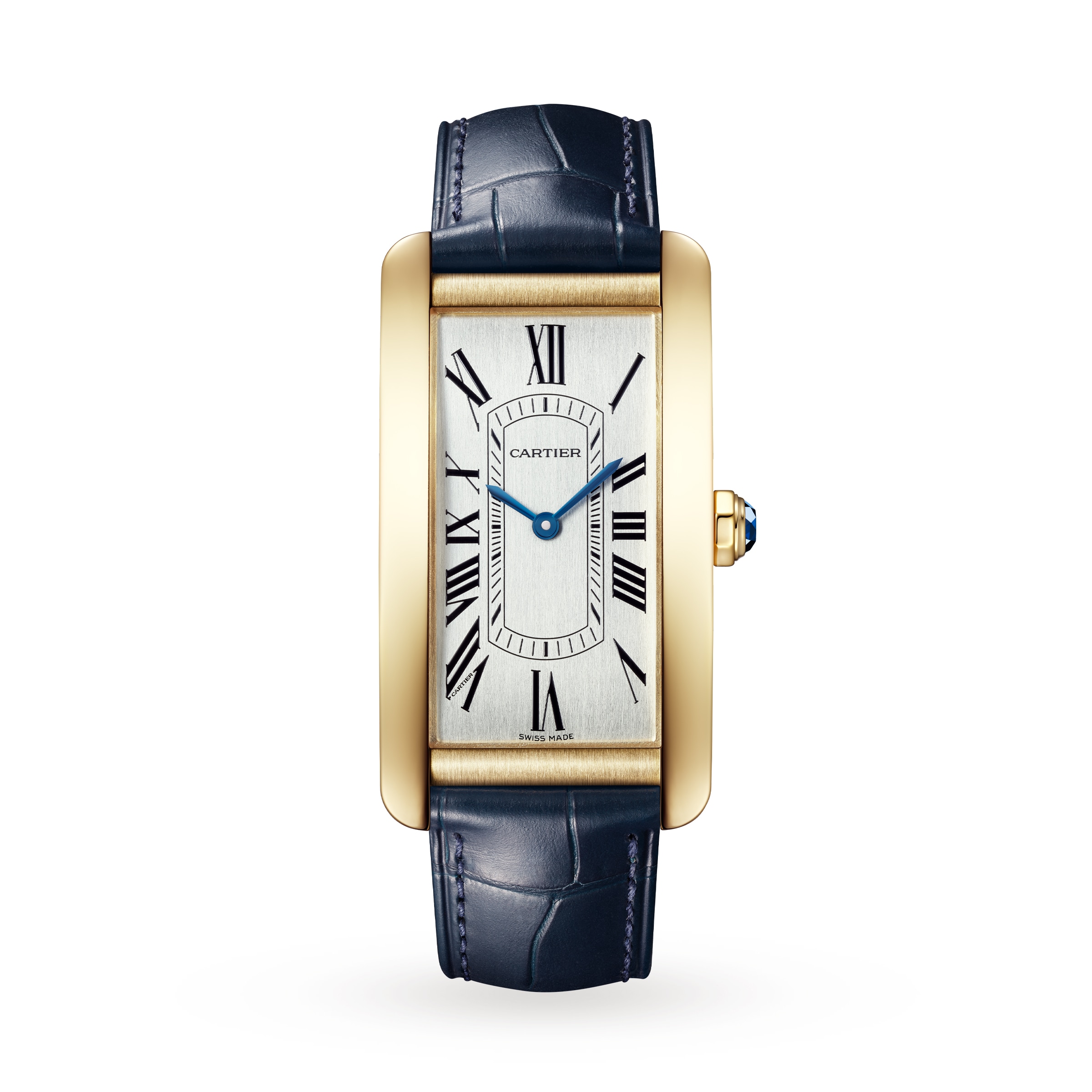 w1zeln23b5u.jpg Cartier Tank Américaine Watch, Large Model, Automatic Movement, Yellow Gold MPN: WGTA0300 - Image 1