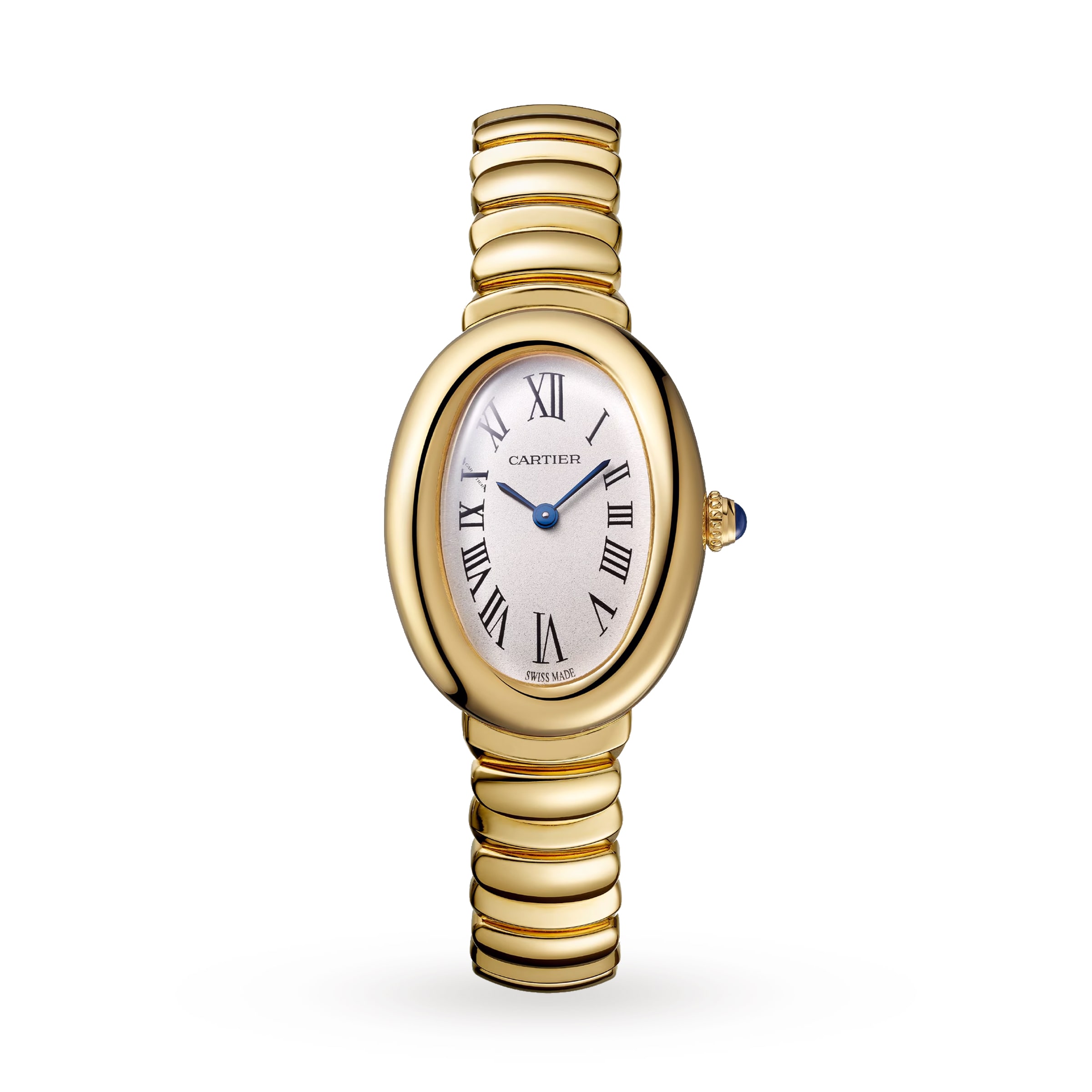 mkhh4cyhhjo.jpg Cartier Baignoire Watch, Small Model, Quartz Movement, 18K Yellow Gold MPN: WGBA0043 - Image 1